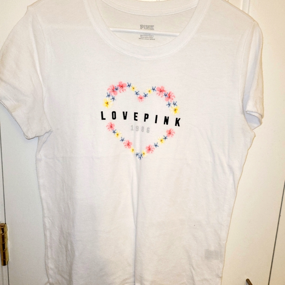 PINK SHORT SLEEVE TOP SIZE M